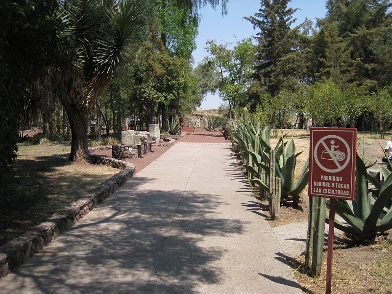 Mexico Pyramids - Mexico City 2009 1010.jpg - A trip to the Teotihuacan area of Mexico to visit the pyramids. A vast complex and a great climb to the top. This was followed by lunch in a cave, then a visit to the historical center of Mexico City. March 2009.